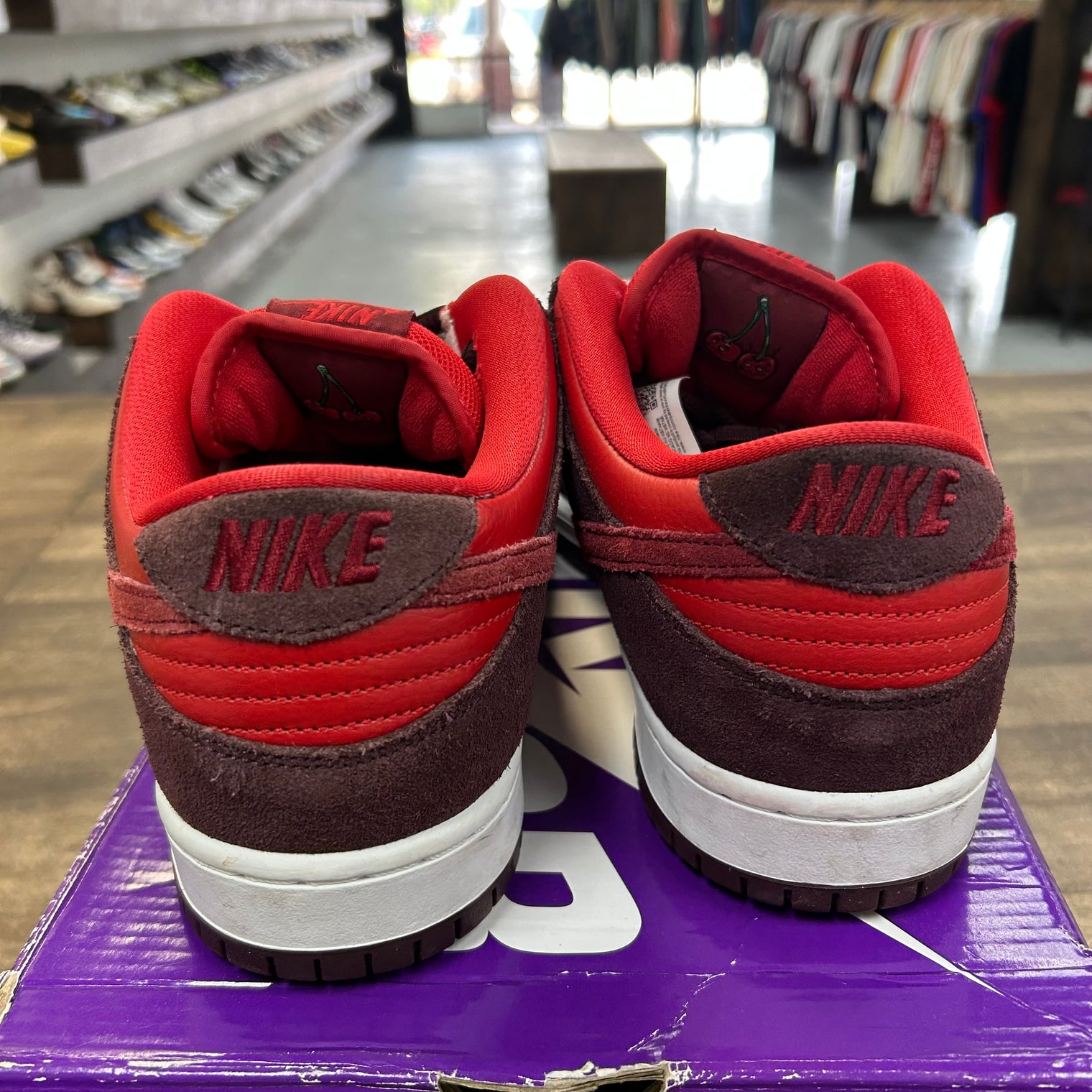 Cherry SB Dunk Low (USED)