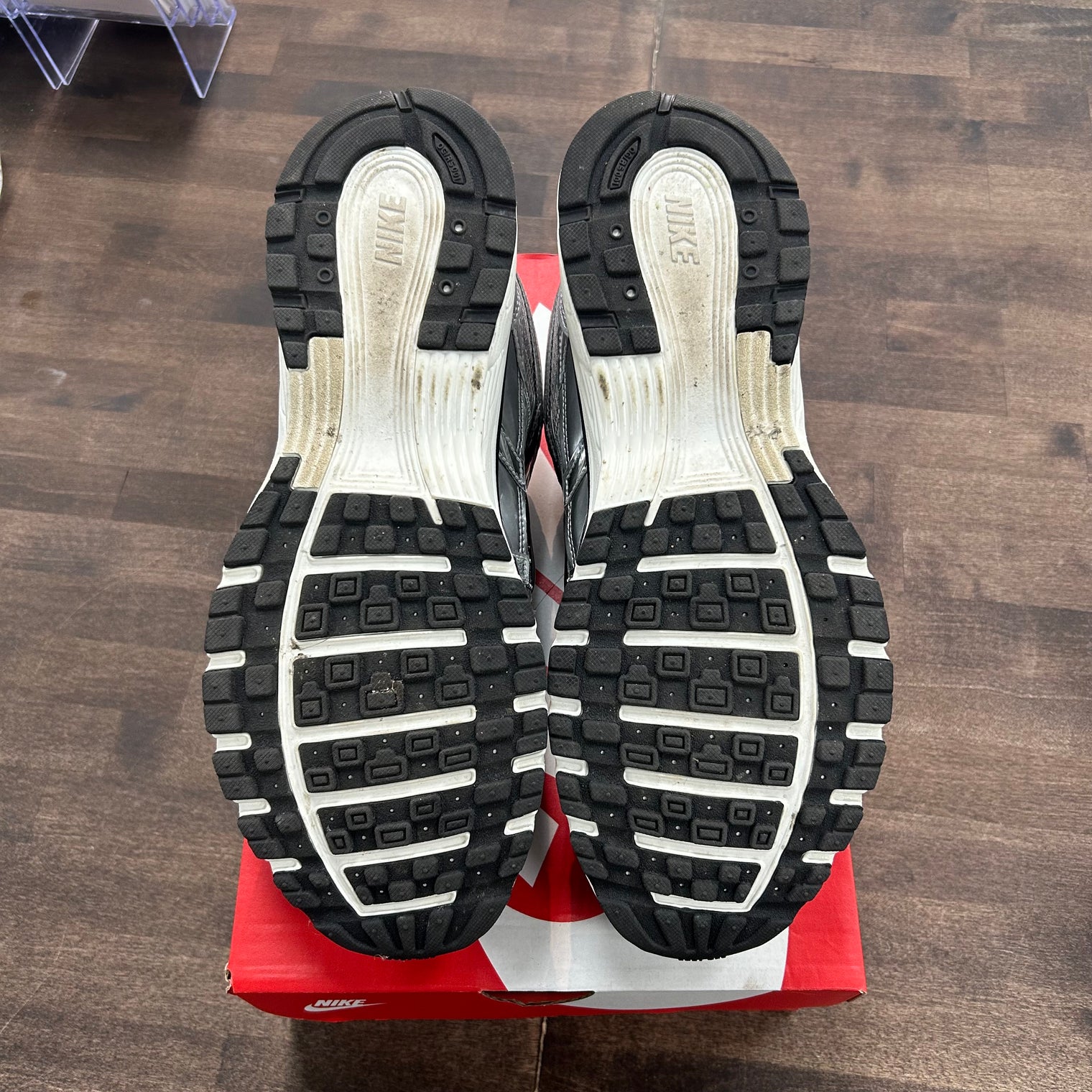 Metallic Silver Nike P-6000 (USED)