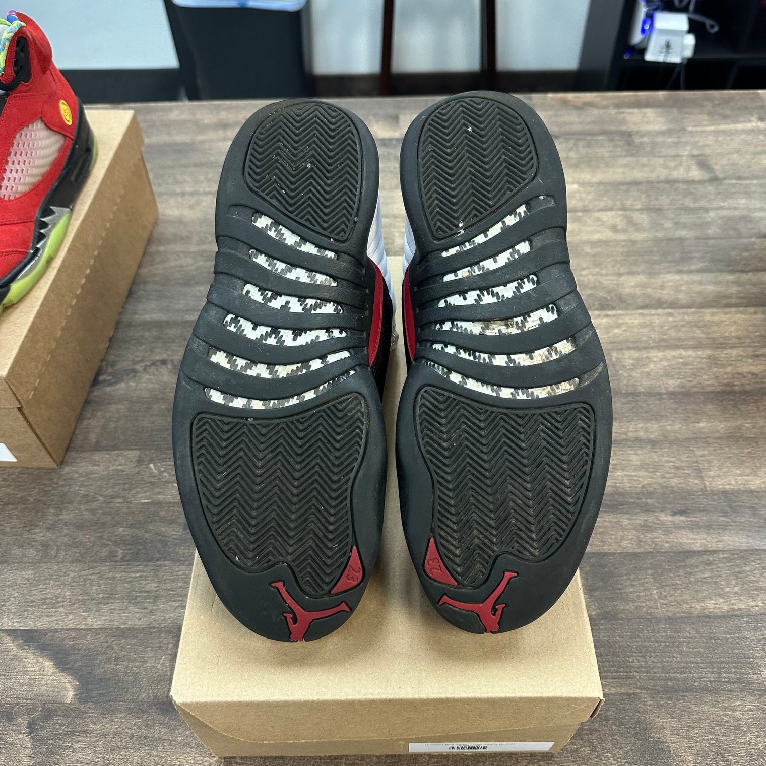 Air Jordan 12 Retro Taxi Flip (USED, No Box)