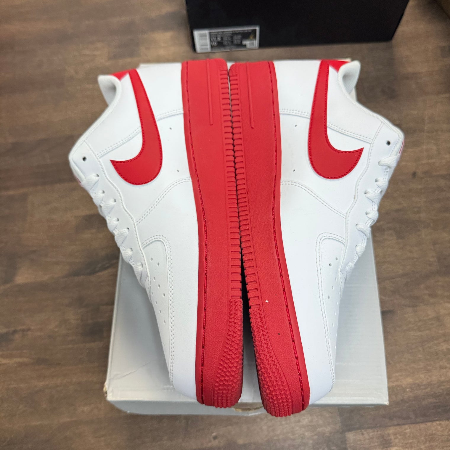 White Red Midsole Air Force 1 Low (Used)