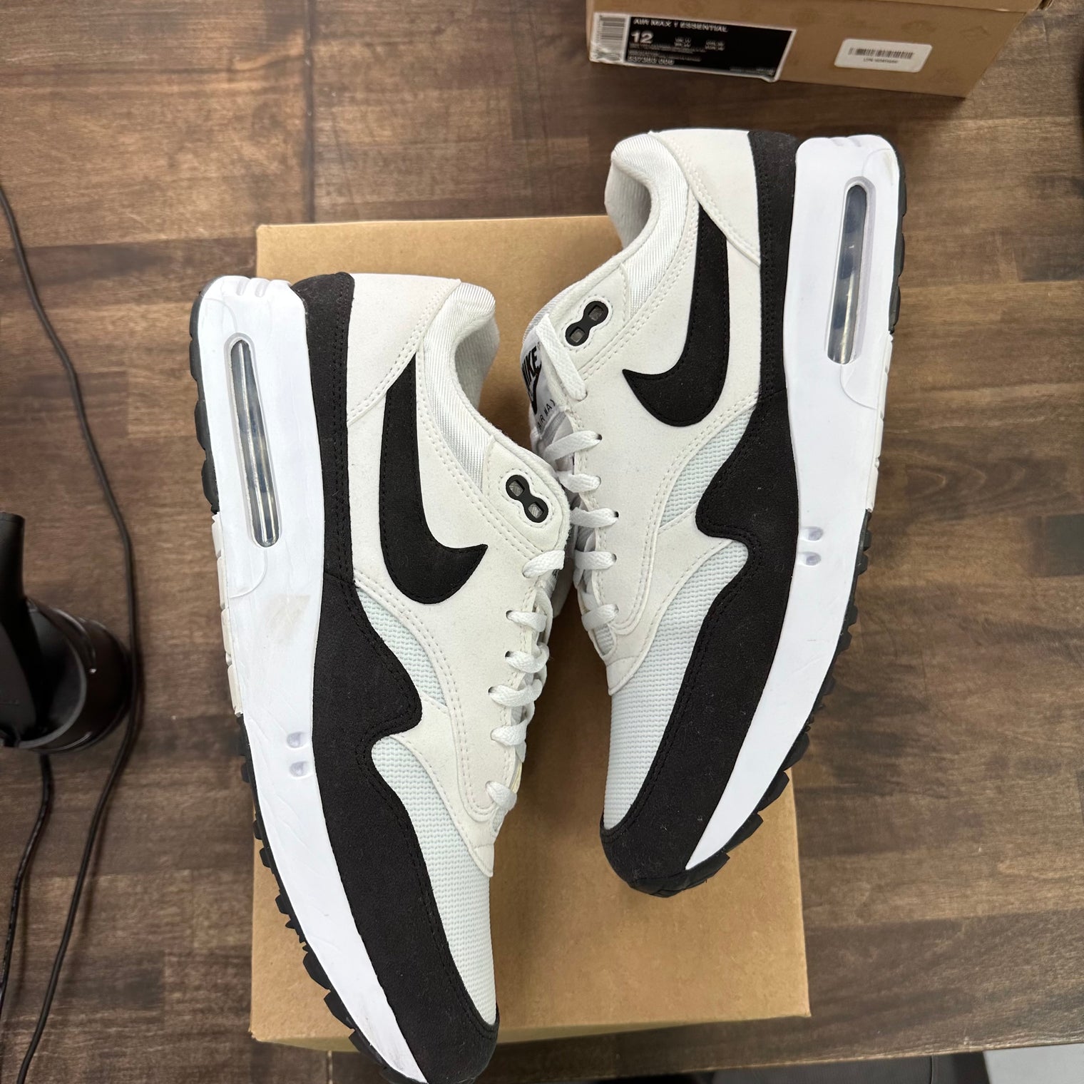 White Black Nike Air Max 1 86 OG Golf (USED, No Box)