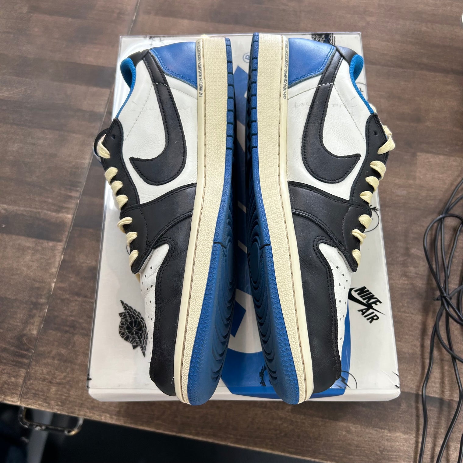 Fragment Travis Scott Jordan 1 Low OG SP (USED)