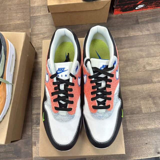 Recycled White Nike Air Max 1 (USED, No Box)