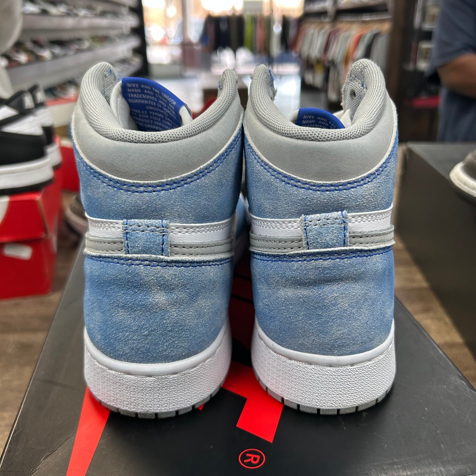 Hyper Royal Smoke Grey Jordan 1 High (GS) (USED)