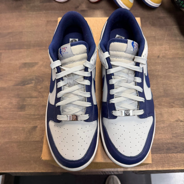 NBA 75th Anniversary Brooklyn Nets Dunk Low EMB (USED, No Box)