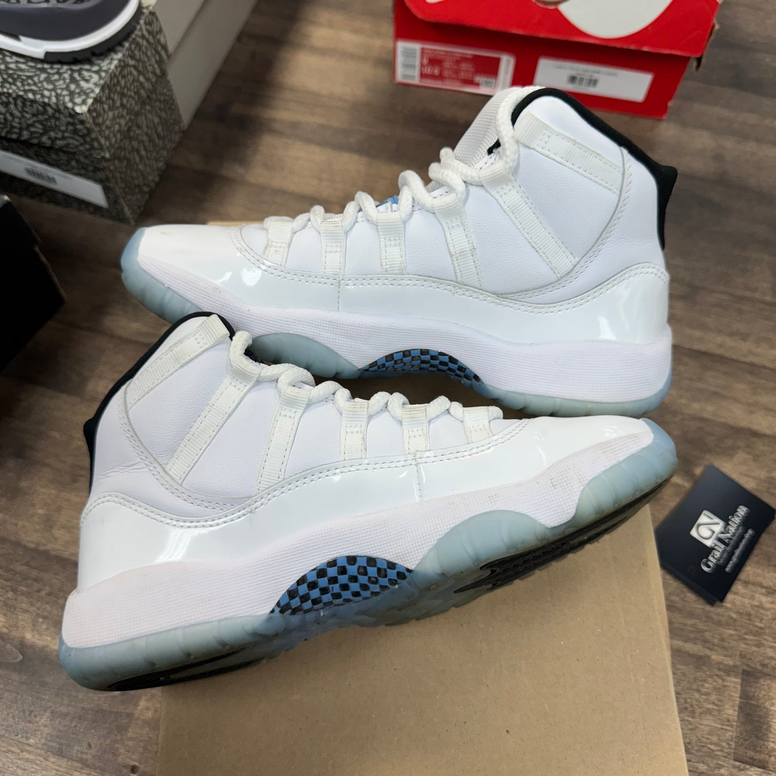 Legend Blue Jordan 11 (GS) (USED, No Box)