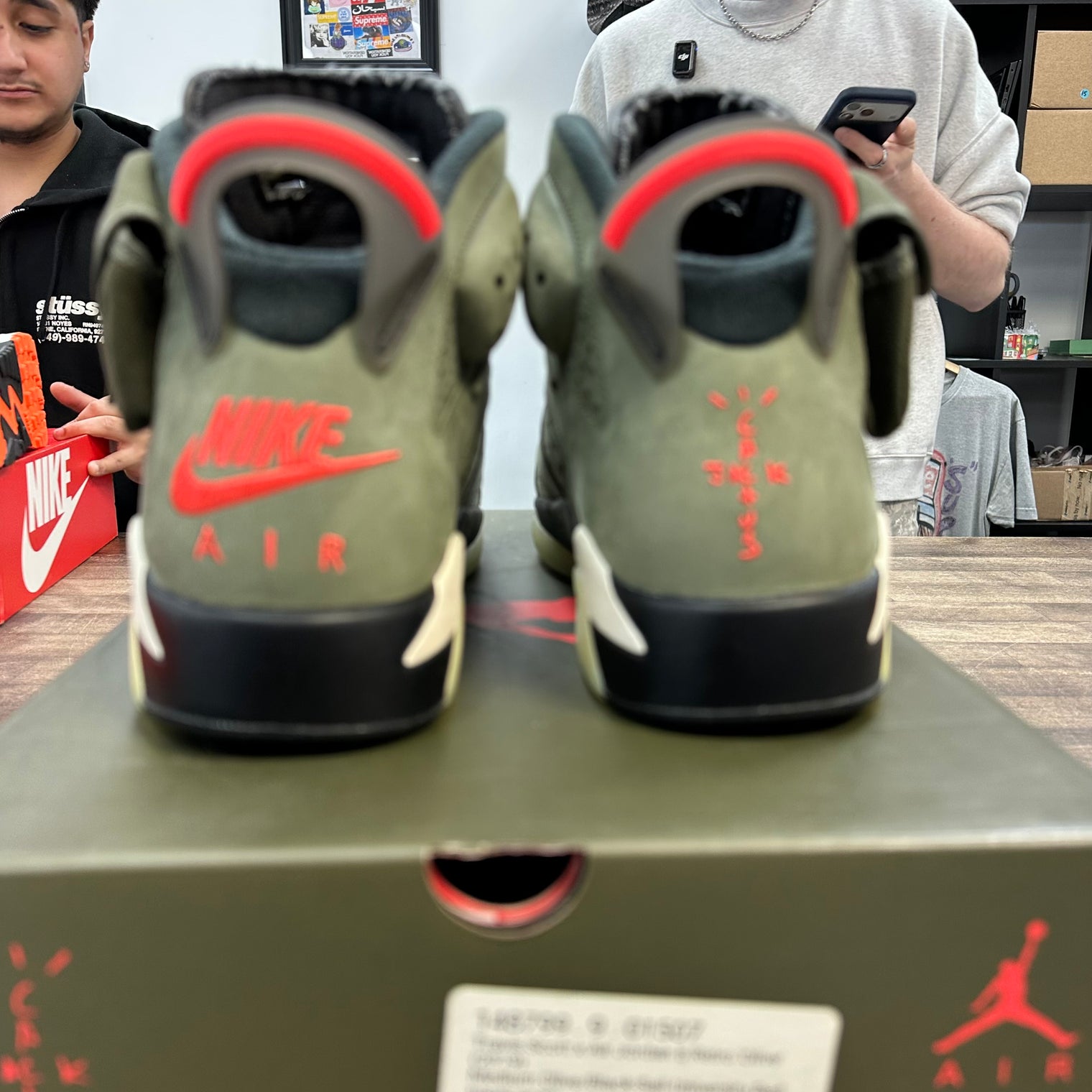 Travis Scott Olive Jordan 6 Retro (USED)