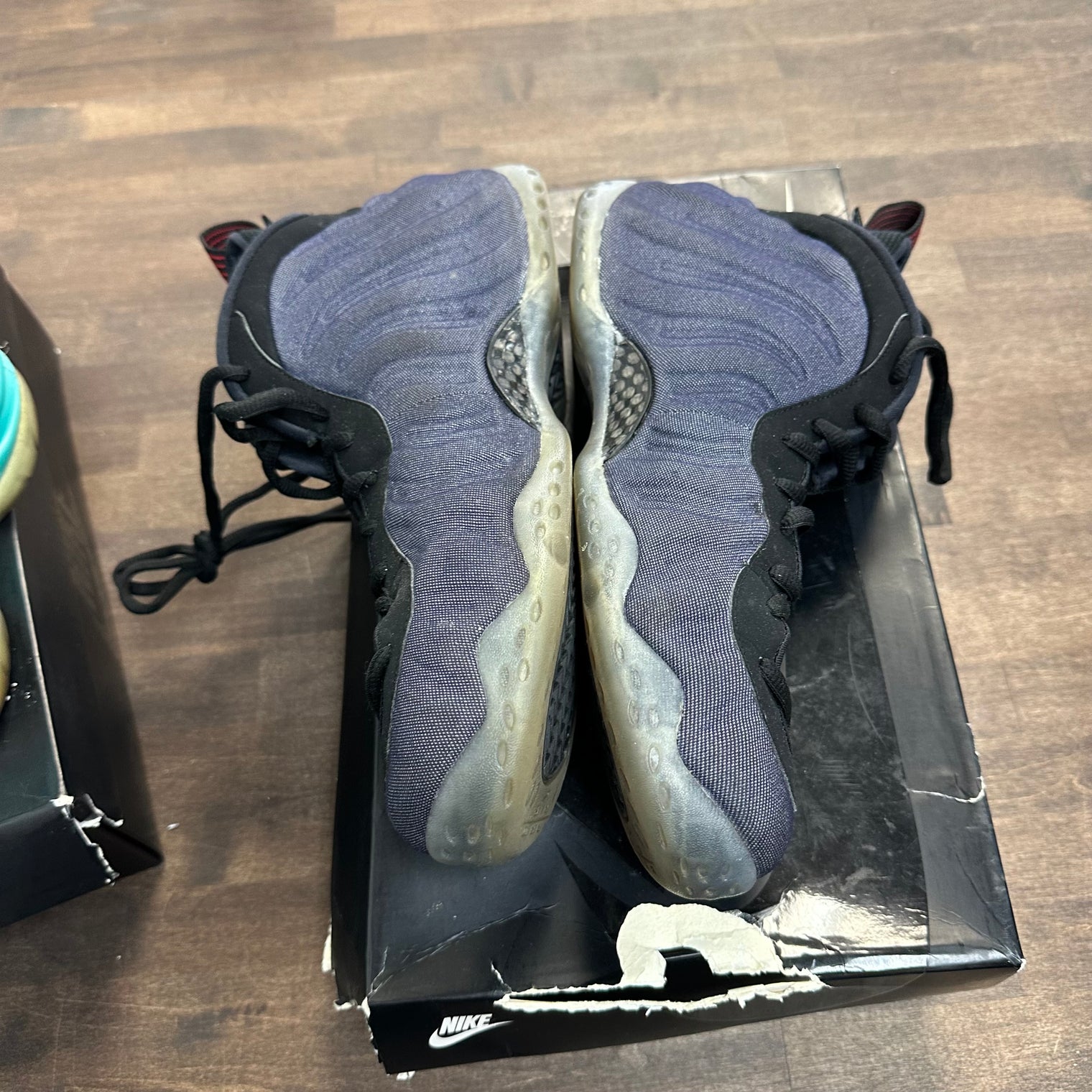 Denim Nike Foamposite One (USED)