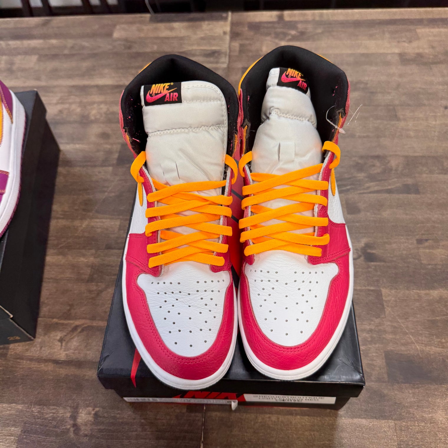 Light Fusion Red Jordan 1 High (USED)