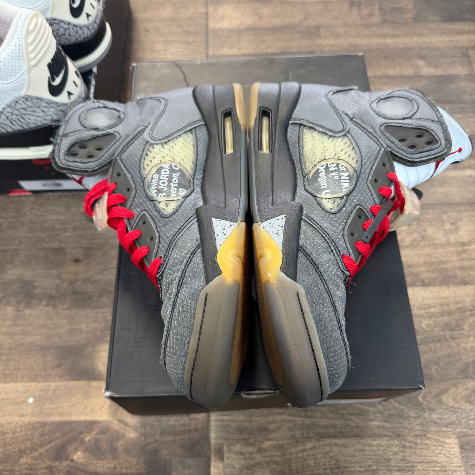 Off-White Muslin Jordan 5 Retro (USED)