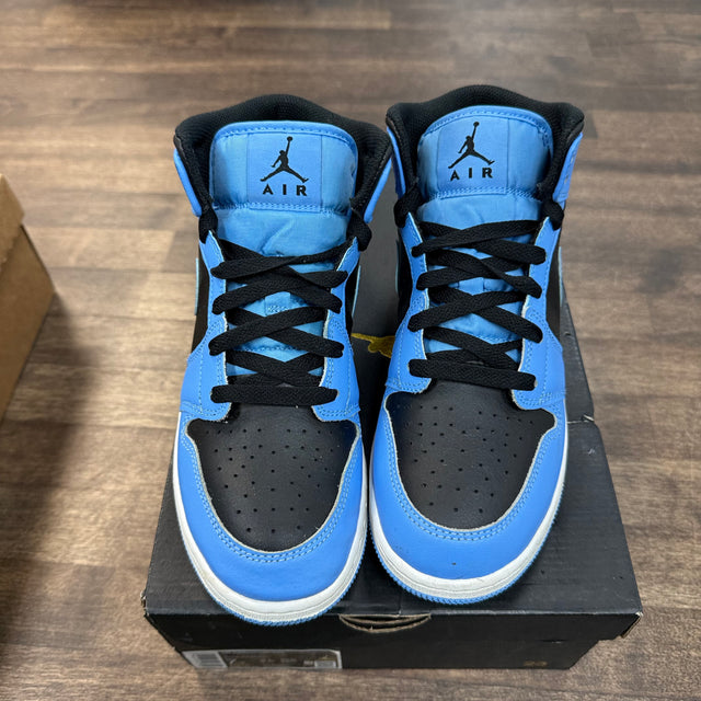 (GS) University Blue Black Jordan 1 Mid (USED)