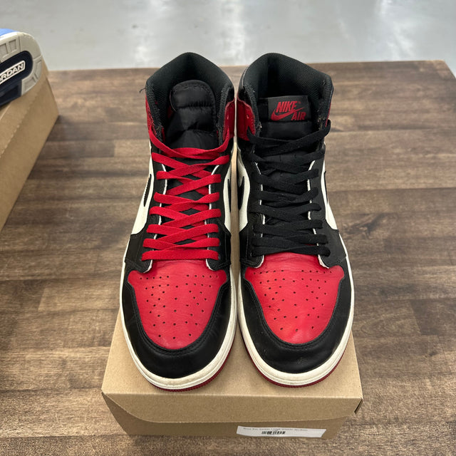 Bred Toe Jordan 1 High (USED, No Box)