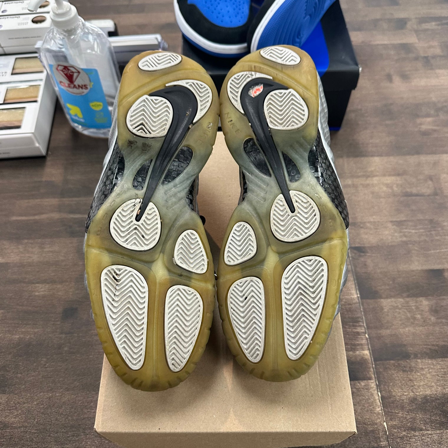 Nike Air Foamposite One Silver Surfer (USED, No Box)