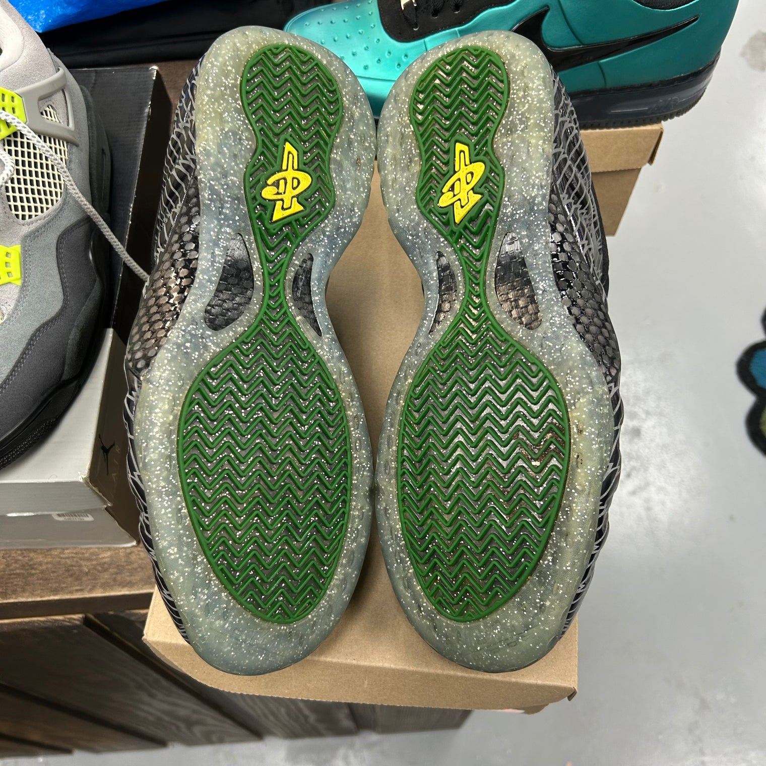 Nike Air Foamposite One Oregon Ducks (US 13) (USED, No Box)