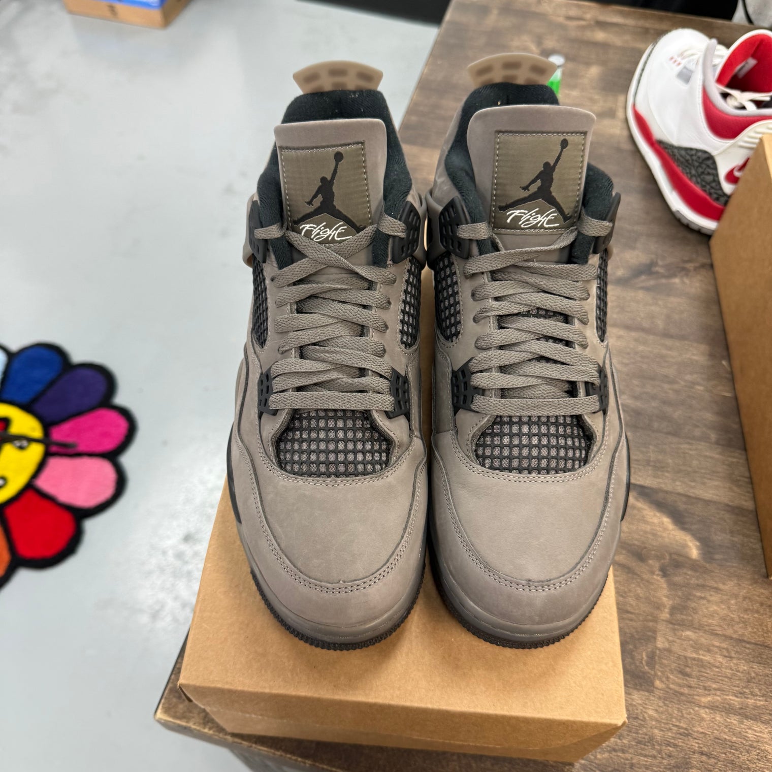 Cave Stone Jordan 4 Retro (USED, No Box)