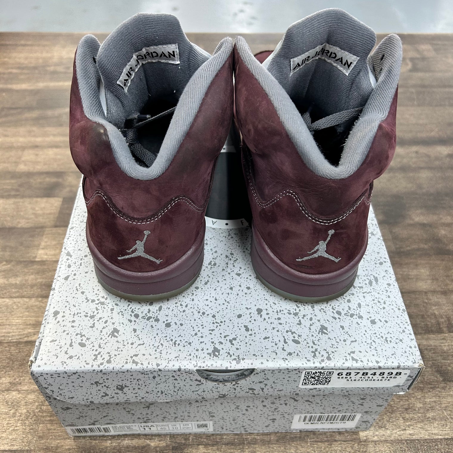 Burgundy Jordan 5 Retro (2023) (USED)