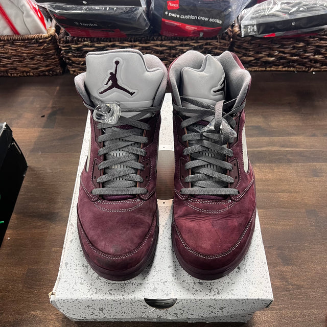 Burgundy Jordan 5 (USED)
