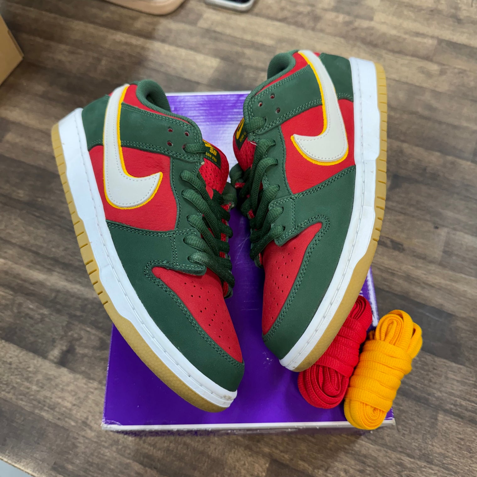 Seattle Supersonics SB Dunk Low Pro PRM (USED,No Lid)