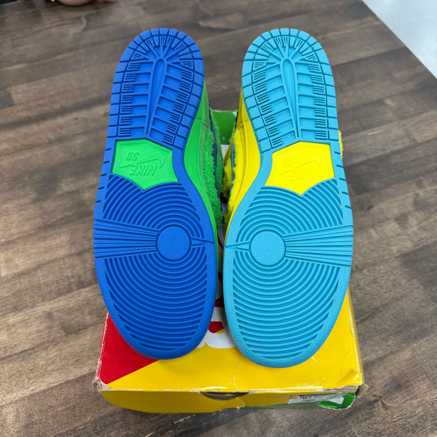 Grateful Dead Bears SB Dunk Low Opti Yellow/Green (USED, Replacement Box)