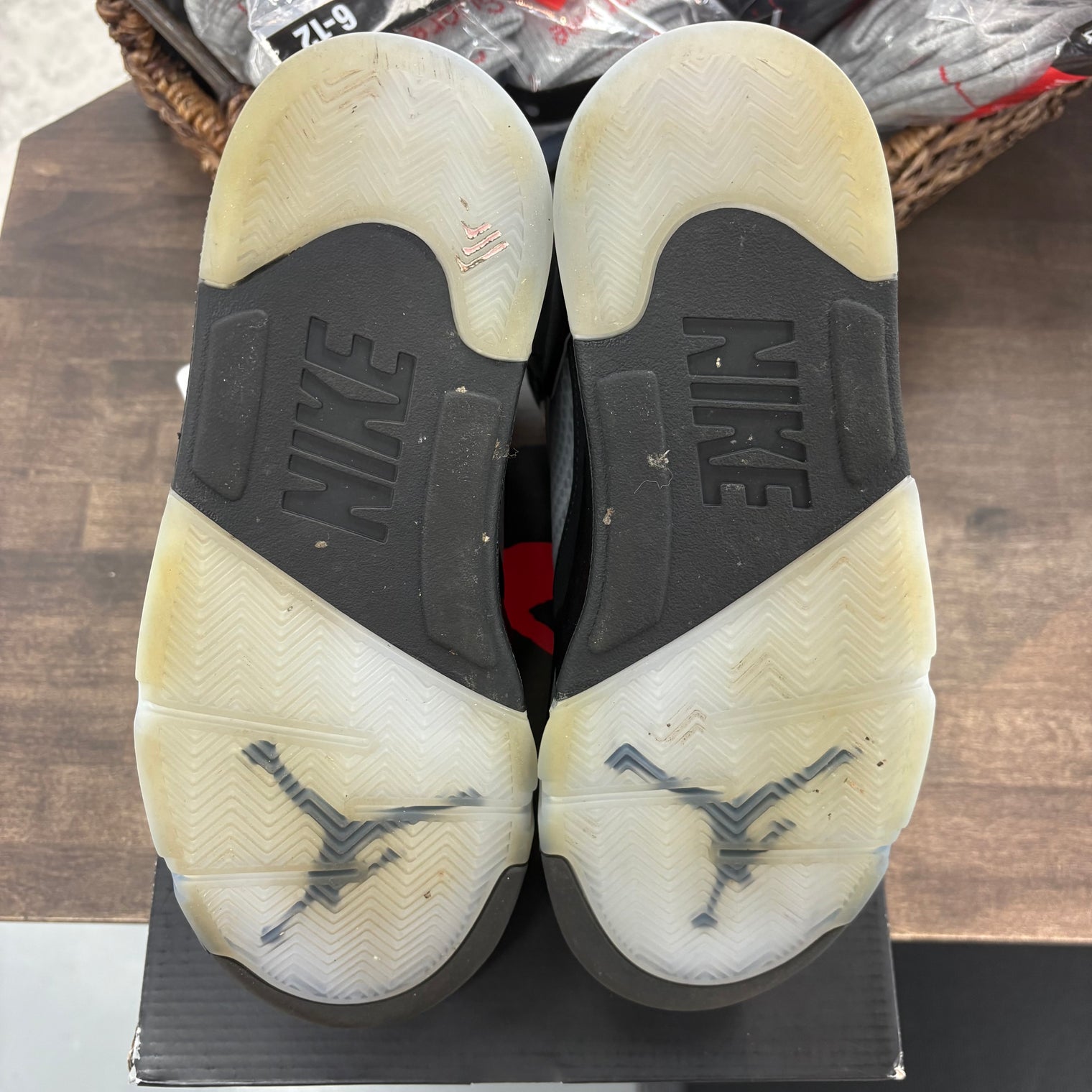 Black Metallic Jordan 5 (2025) (USED)