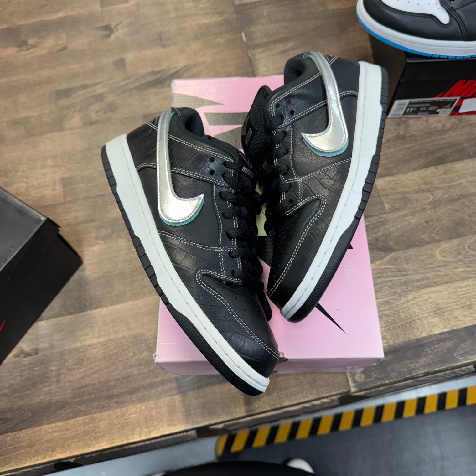 Diamond Supply Co. Black Diamond Nike SB Dunk Low (USED)