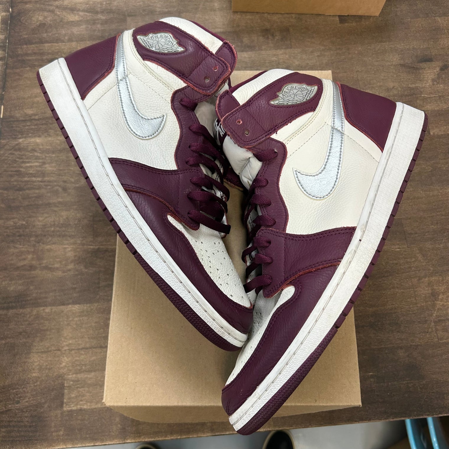Bordeaux Jordan 1 High Retro (Used, No Box)