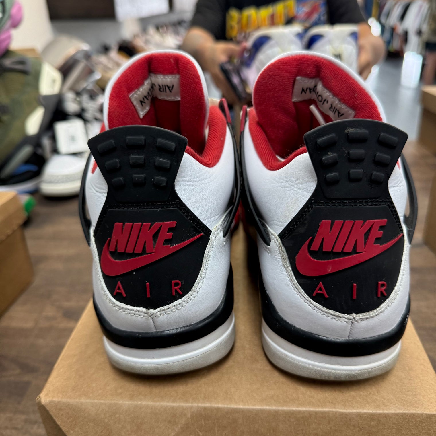 Fire Red Jordan 4 (2020) (USED,No Box)