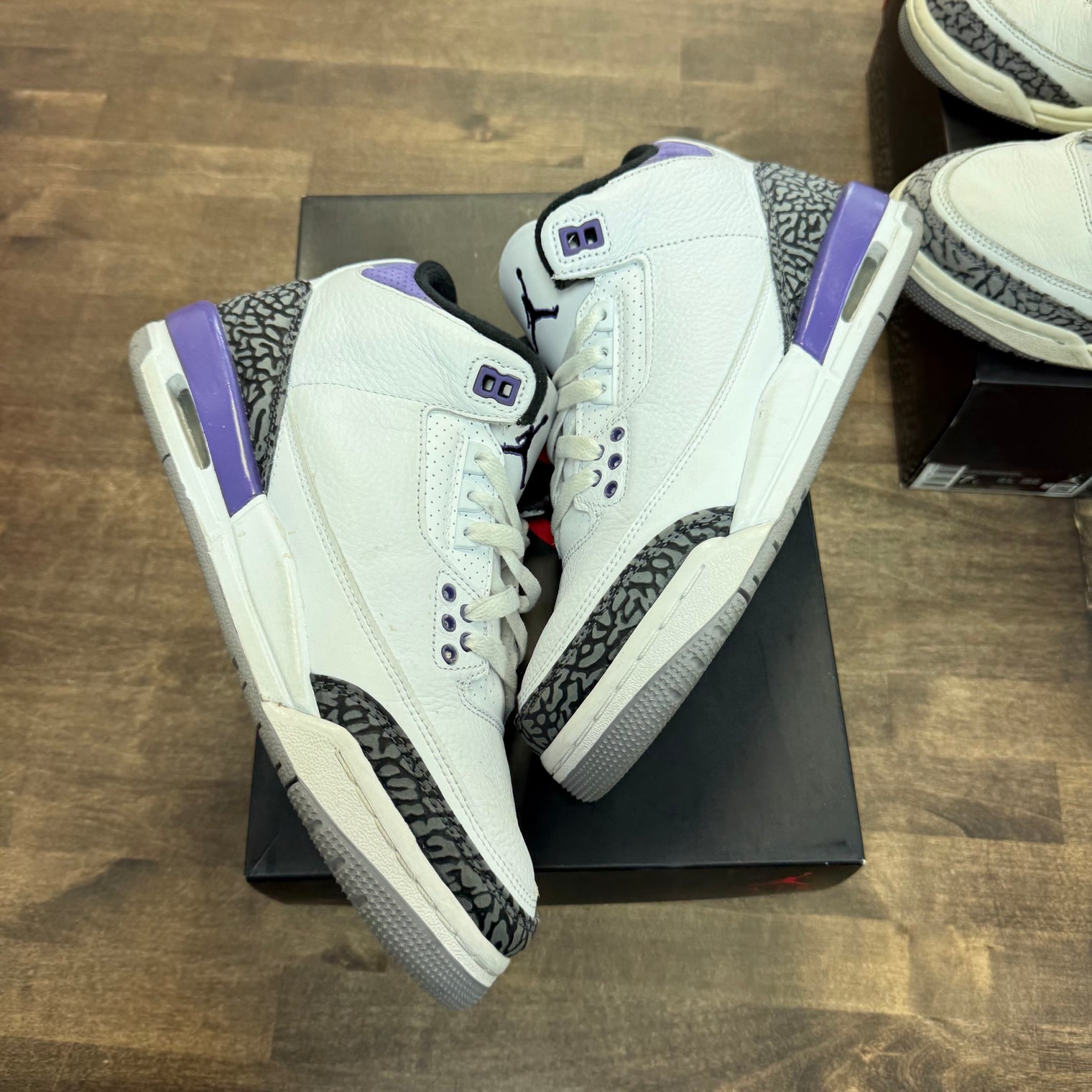Dark Iris Jordan 3 Retro (USED)