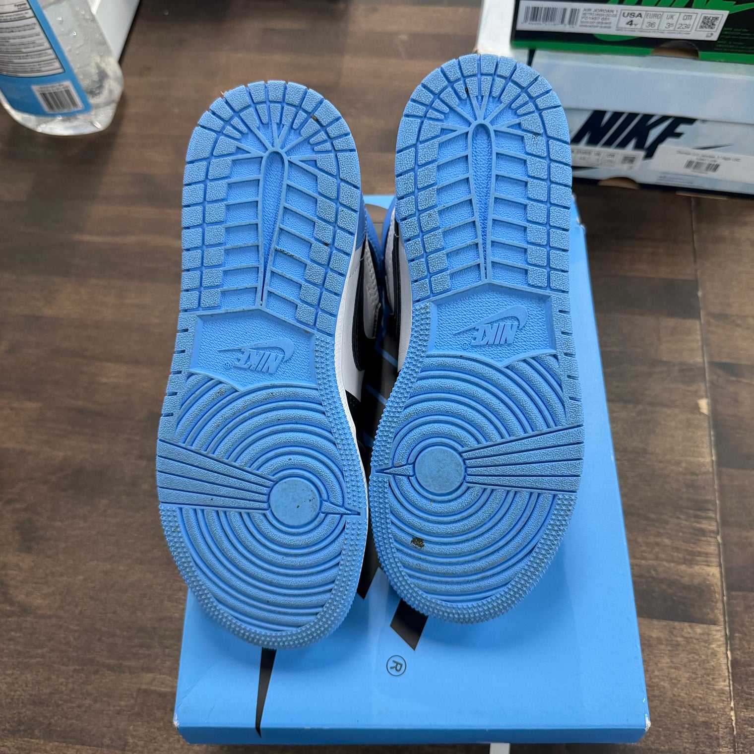 UNC Toe Jordan 1 High (GS) (USED)