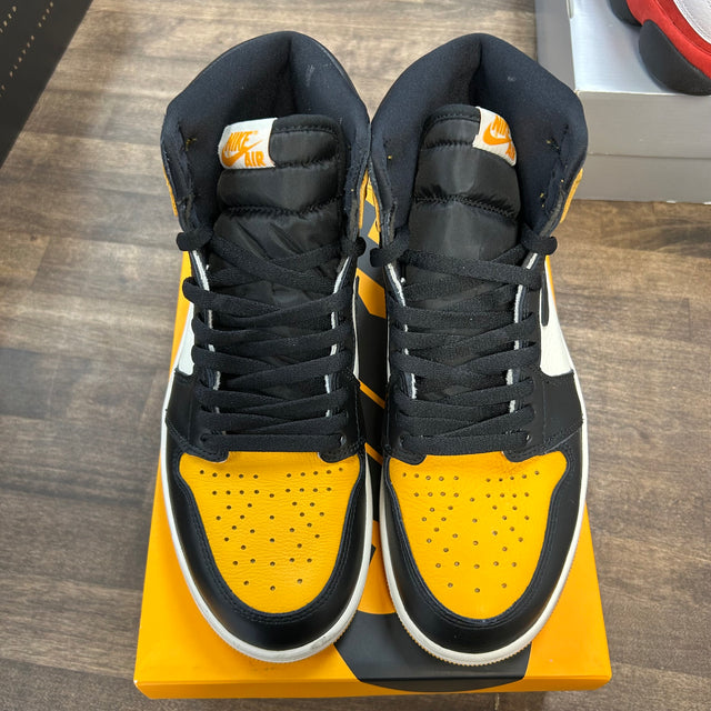 Yellow Toe Taxi Jordan 1 High Retro (USED)