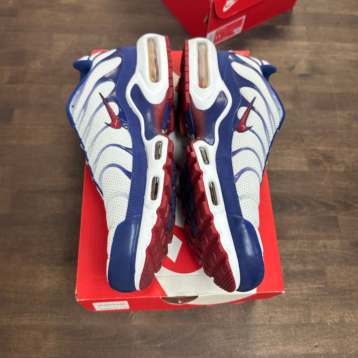 White Red Blue Air Max Plus (Used)