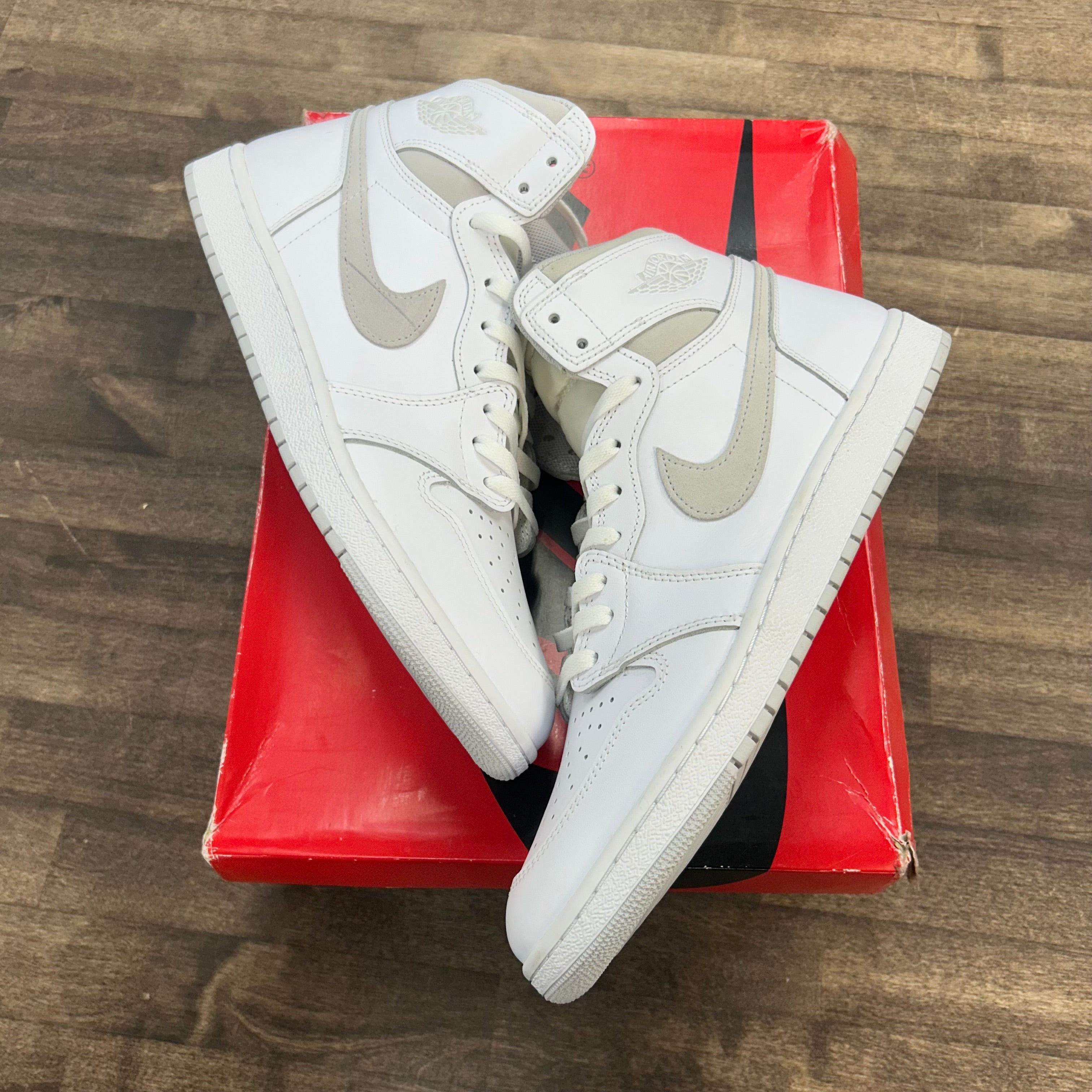 Jordan Neutral Grey Jordan 1 Retro High '85 (USED) Size 13 (Pre-Owned) - Image 1