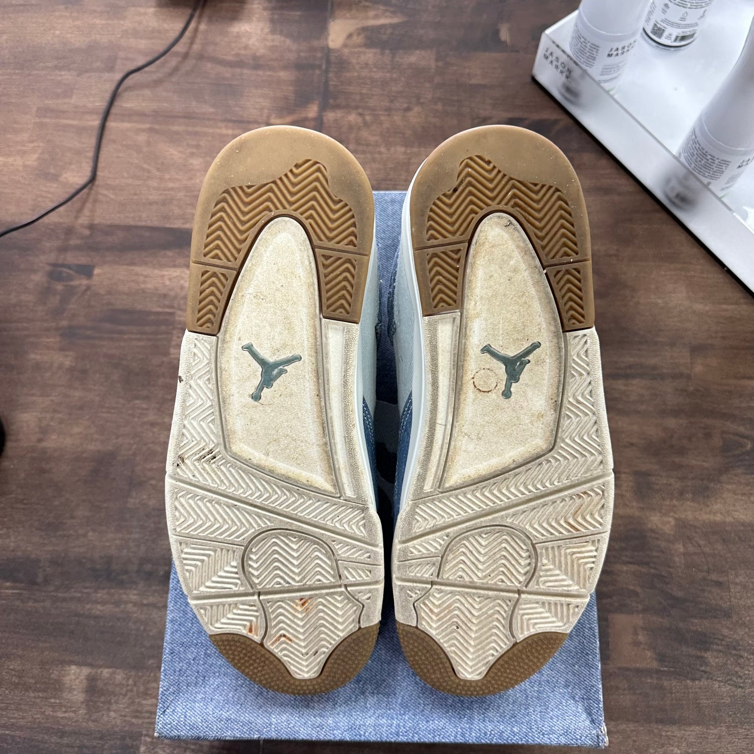 Denim Worn Blue Jordan 4 Retro TEX (W) (USED)