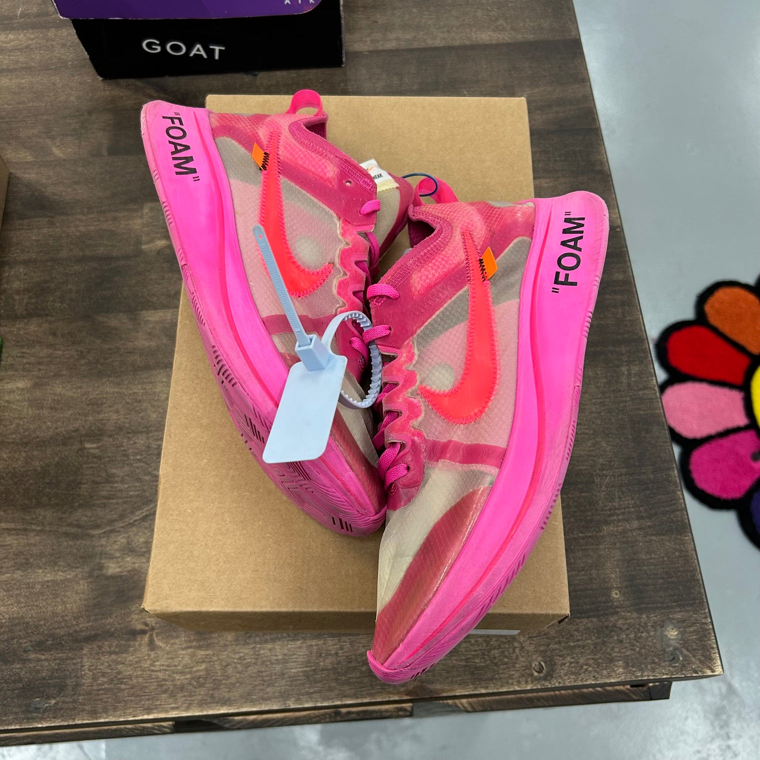 Off-White Zoom Fly Pink (USED, No Box)