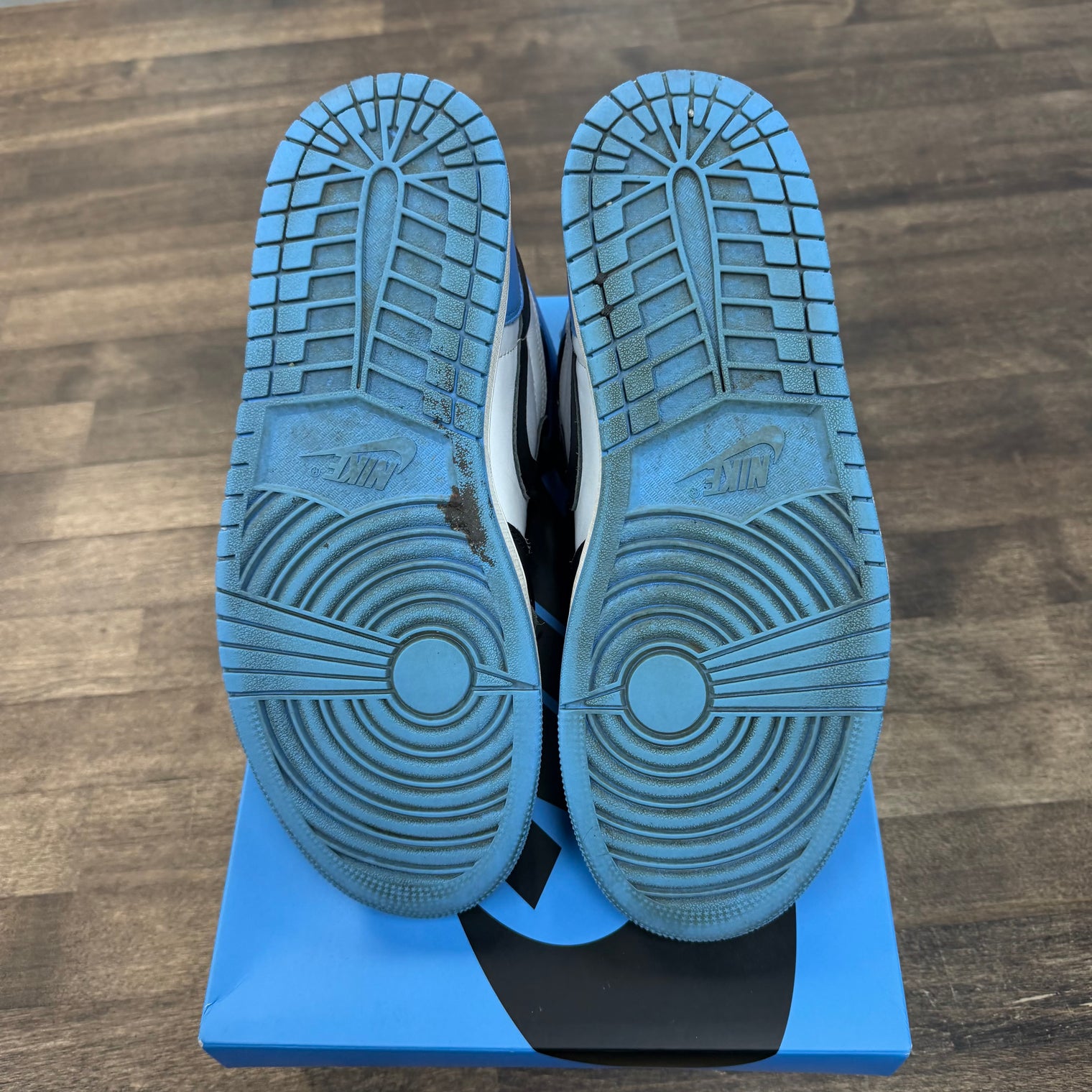 UNC Toe Jordan 1 High (USED)