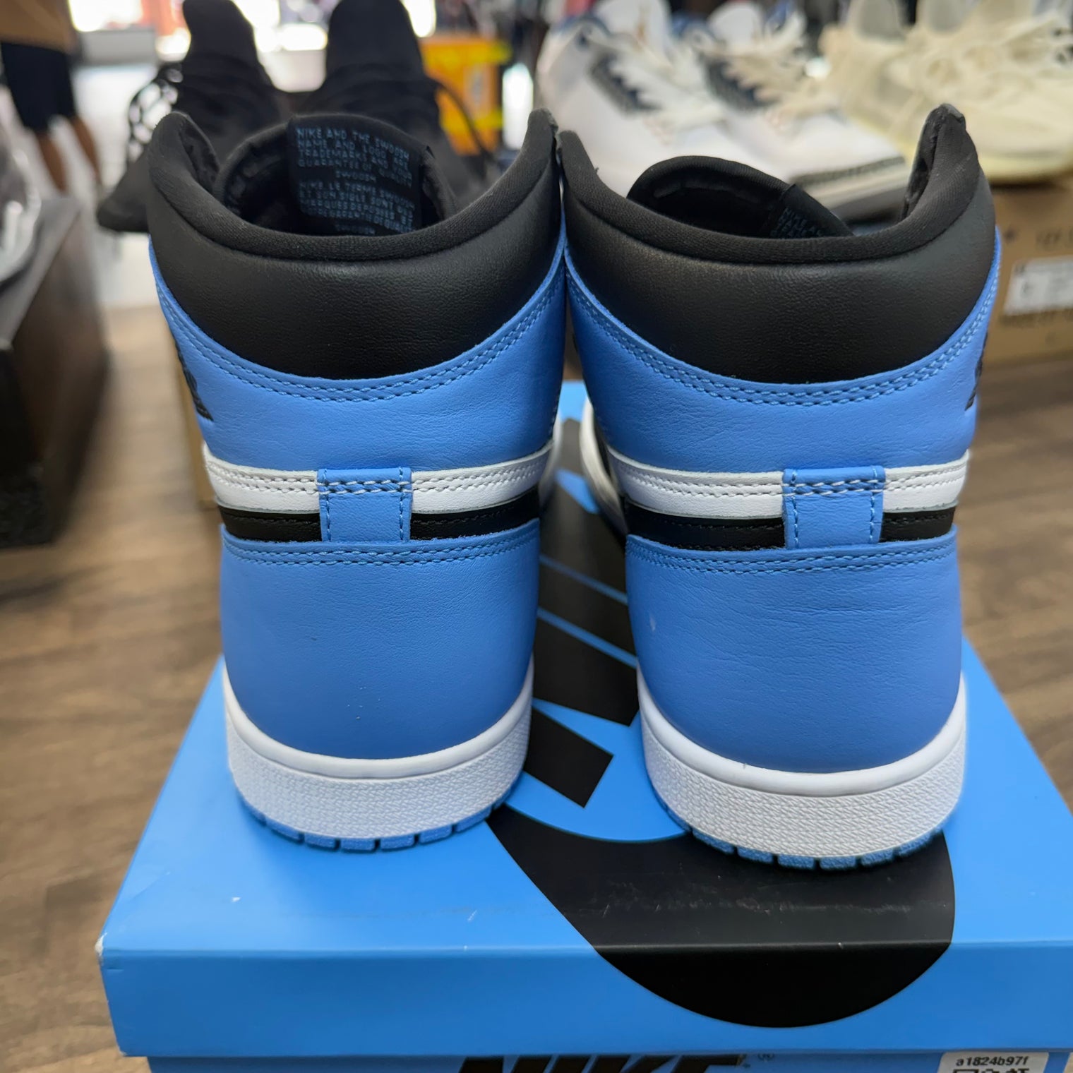 UNC Toe Jordan 1 High (USED)
