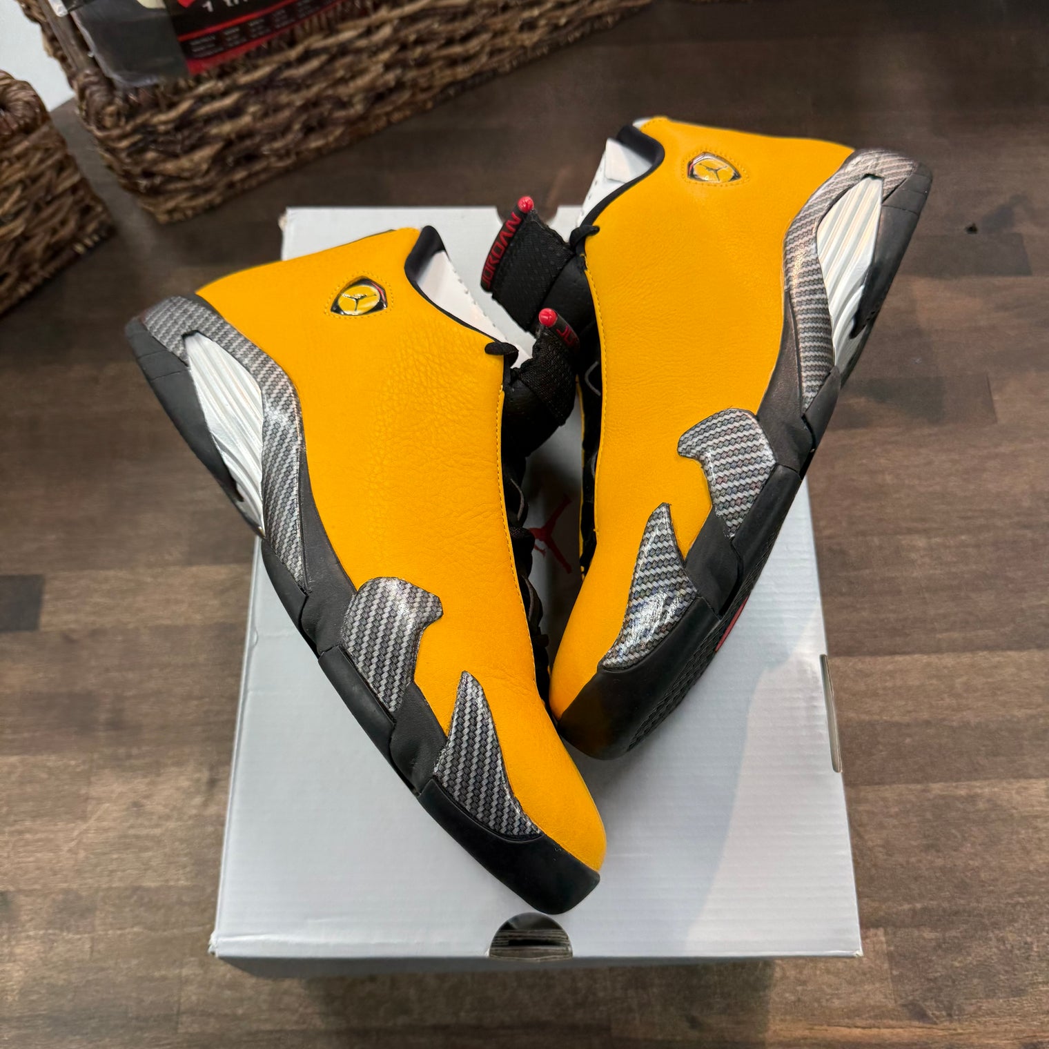 University Gold Jordan 14 Retro (USED)