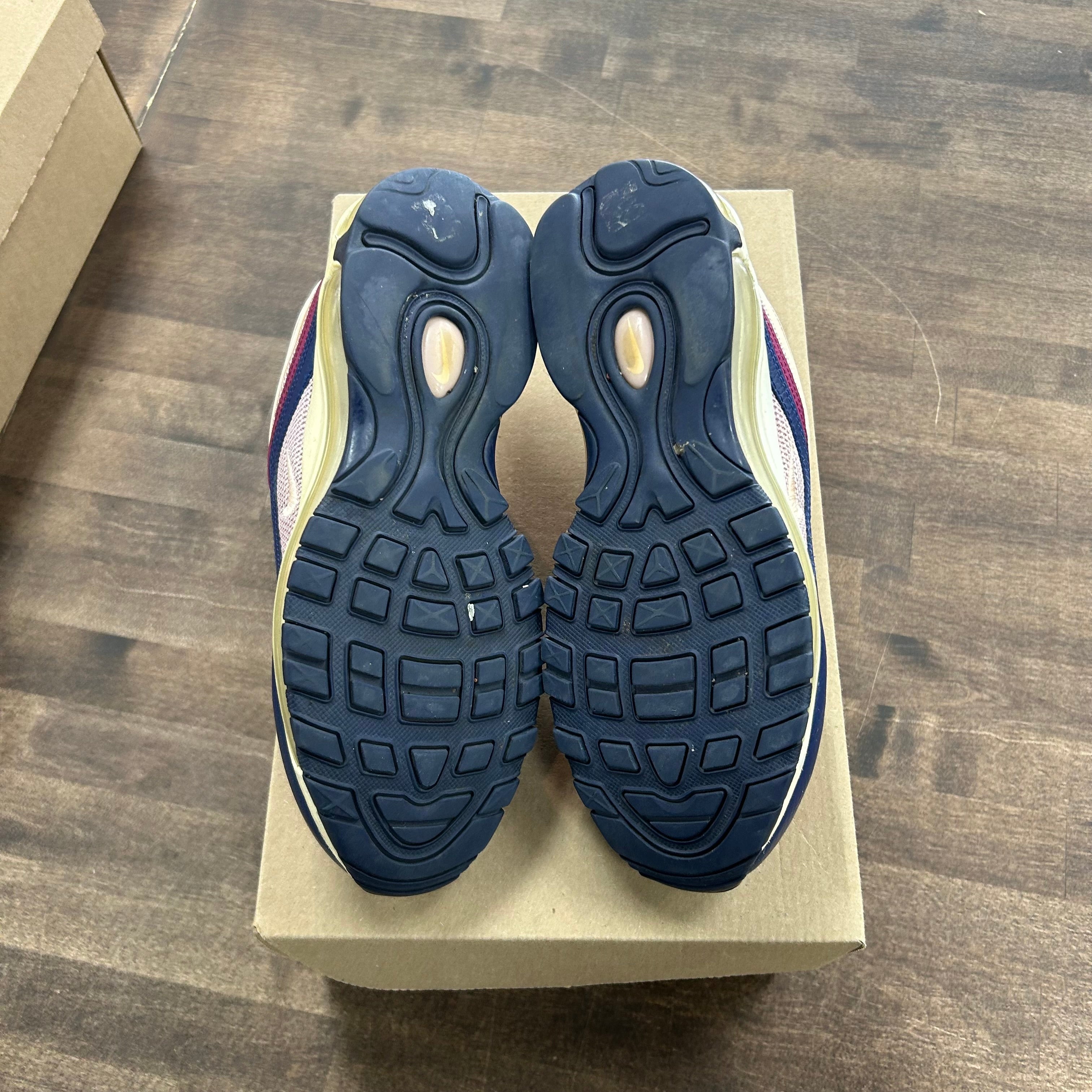 Nike Air Max 97 Plum Chalk (US 8W) (USED, No Box) Size 8W (Pre-Owned) - Image 5