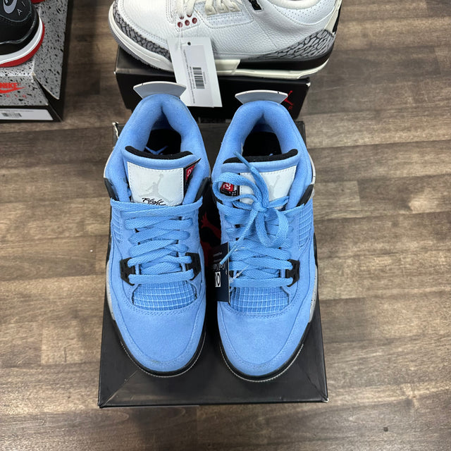 University Blue Jordan 4 Retro (GS) (Lightly Worn)