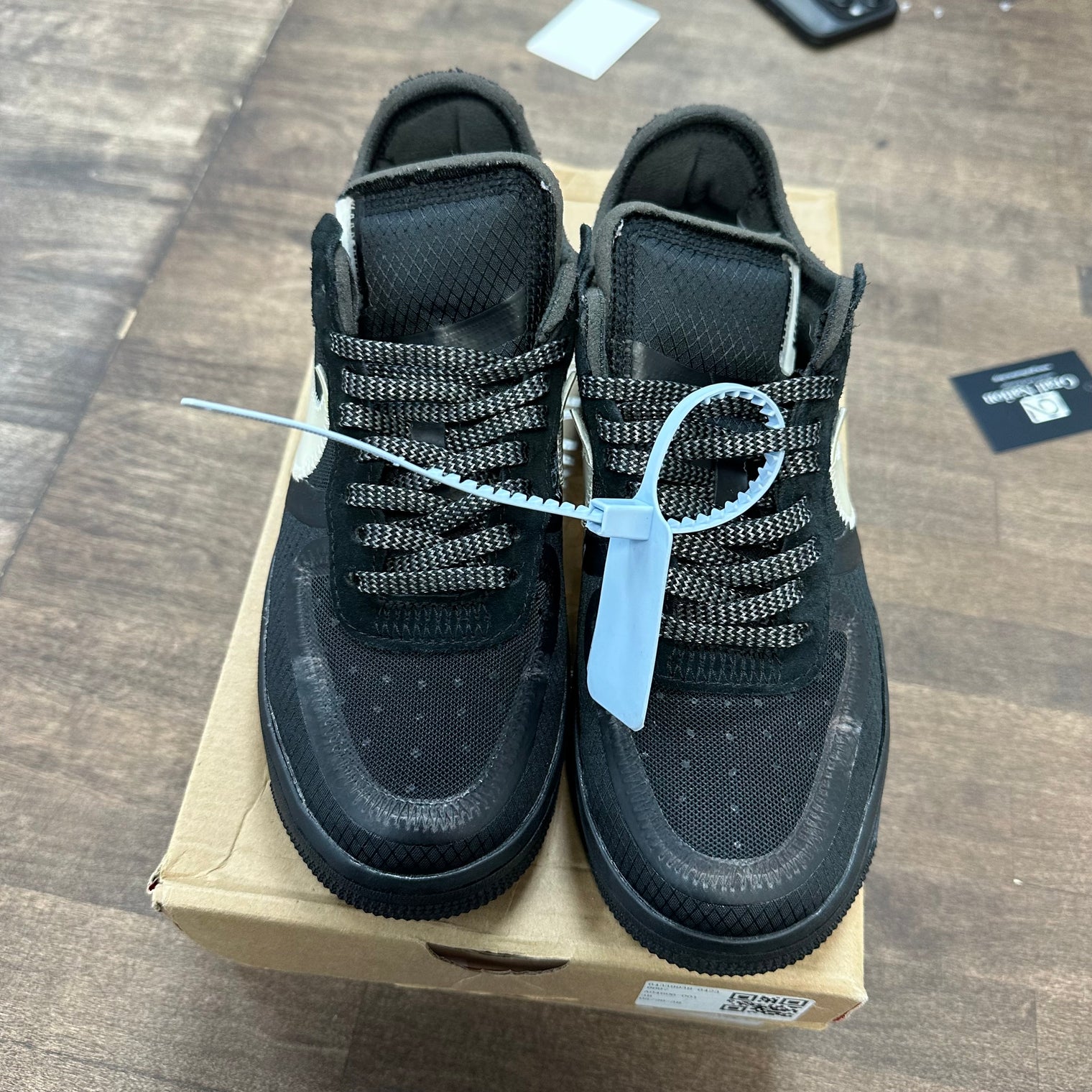 Black Off-White Air Force 1 Low (USED)
