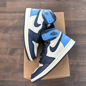 Jordan Obsidian Jordan 1 High Retro (USED, NO BOX) Size 7Y (Pre-Owned) - Image 1