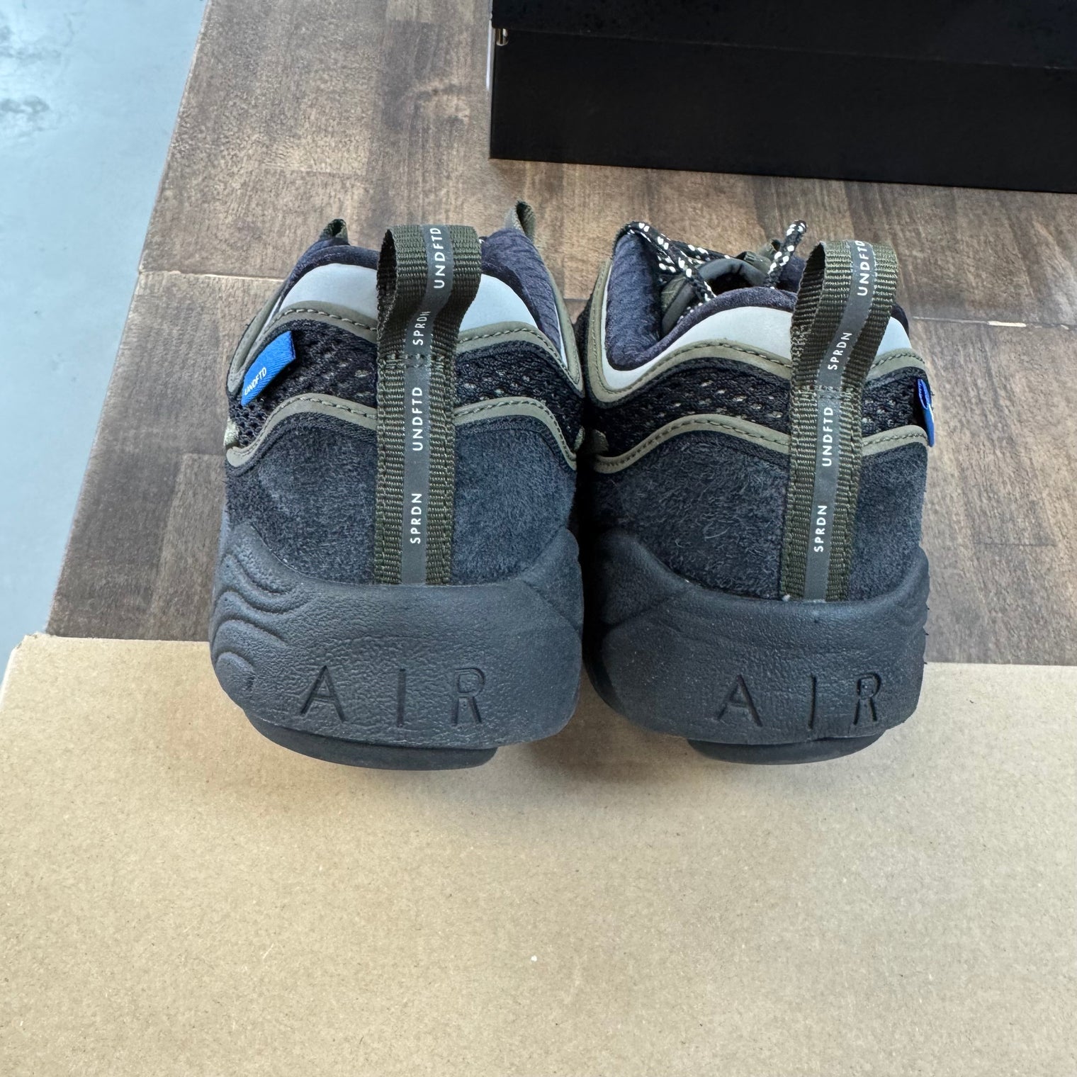 Undefeated Cargo Khaki Air Zoom Spiridon (USED, no box)