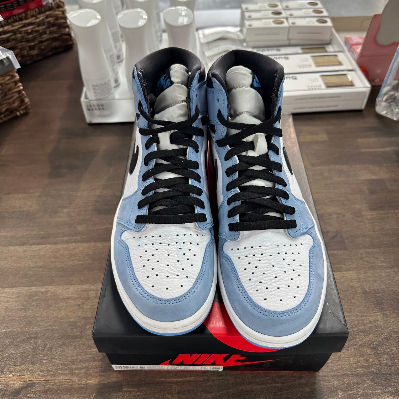University Blue Jordan 1 High (USED)