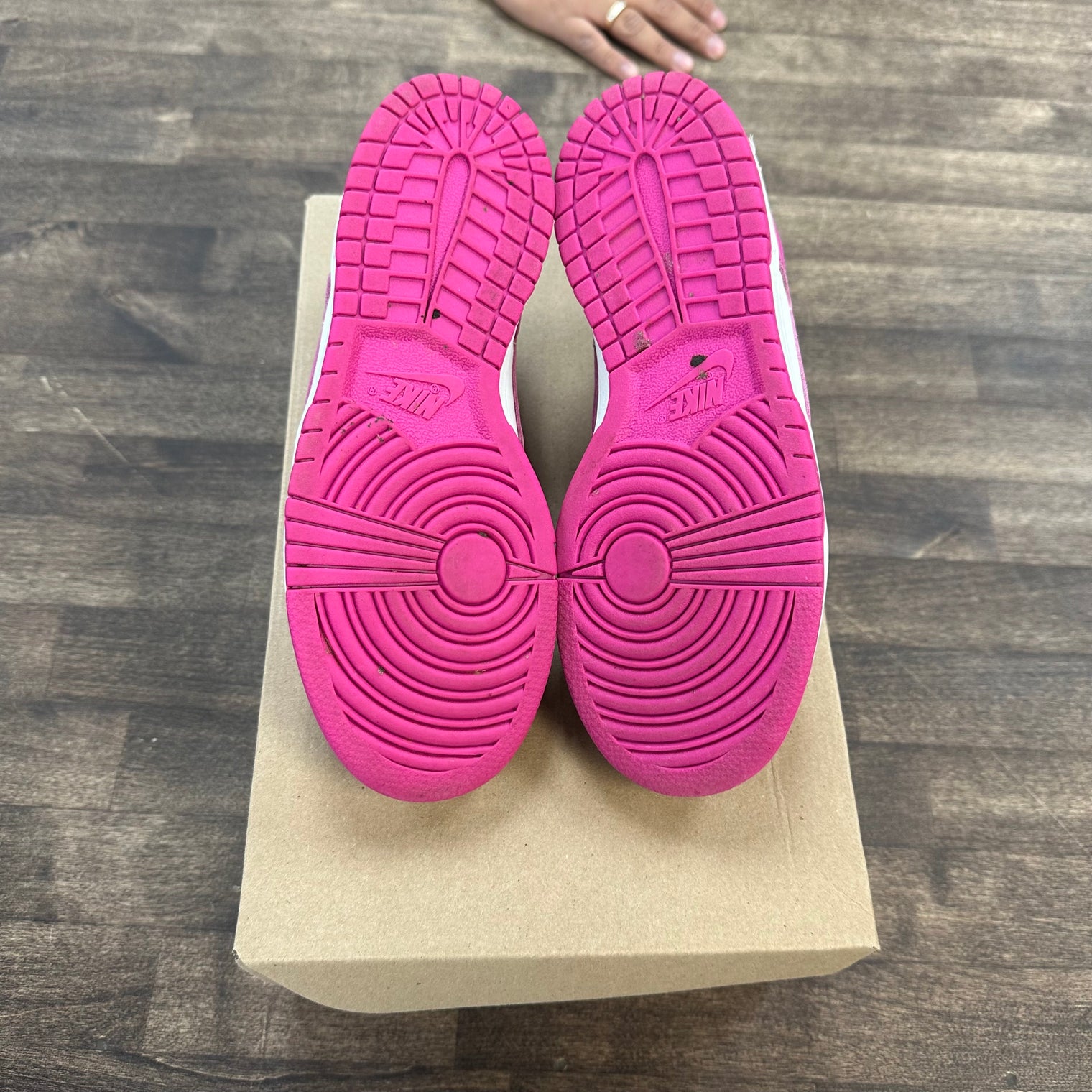 Active Fuschia Dunk Low (GS) (Used, No Box)