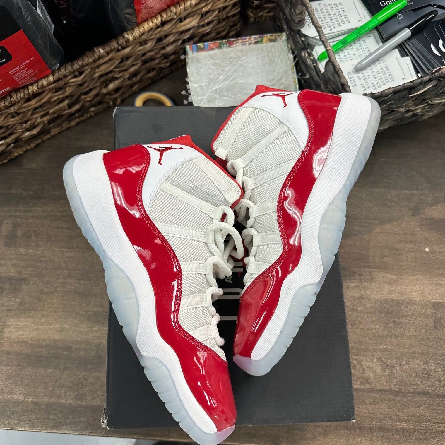 Cherry Jordan 11 Retro (GS) (Lightly Worn)