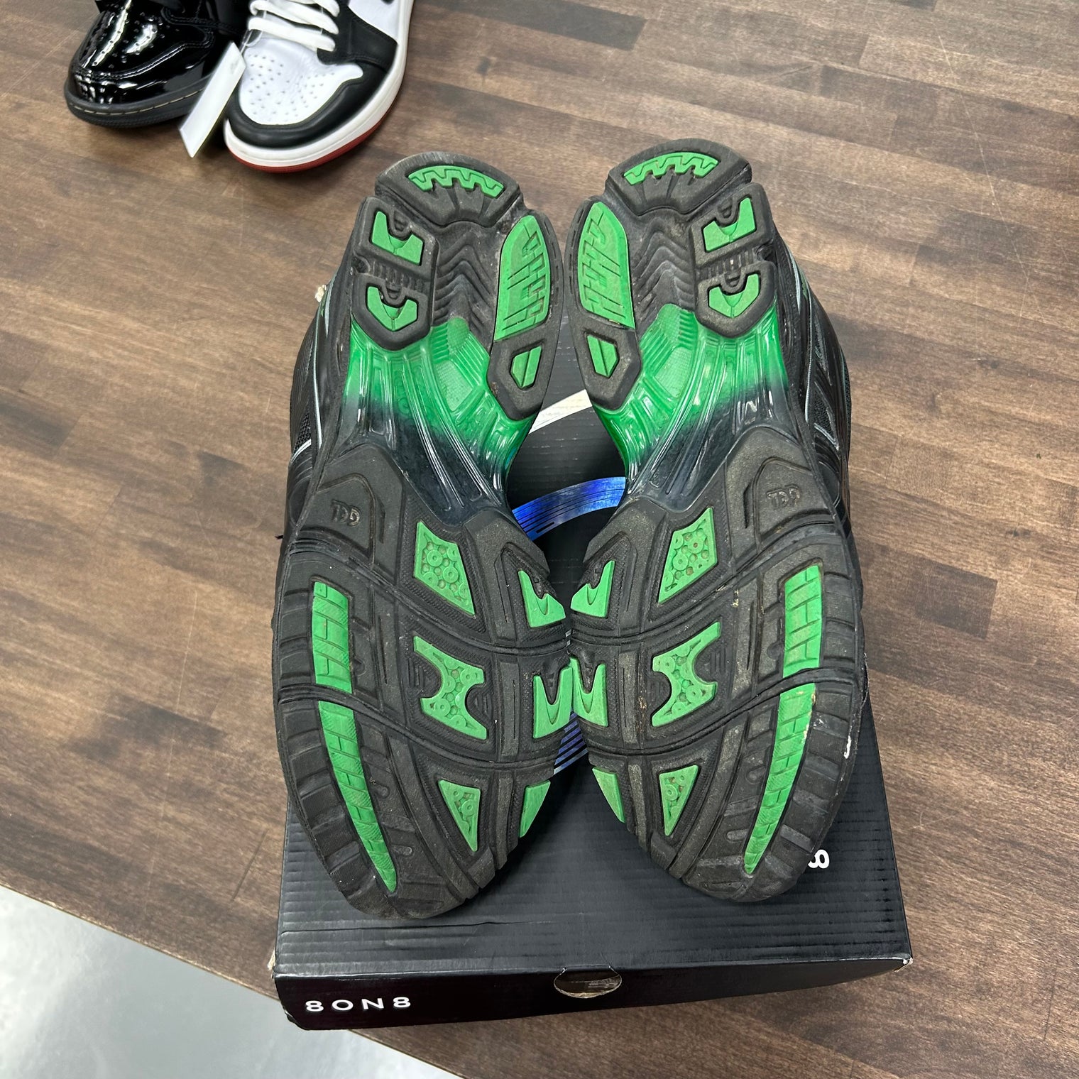 8ON8 Black Green ASICS Gel-Kayano 14 (USED)