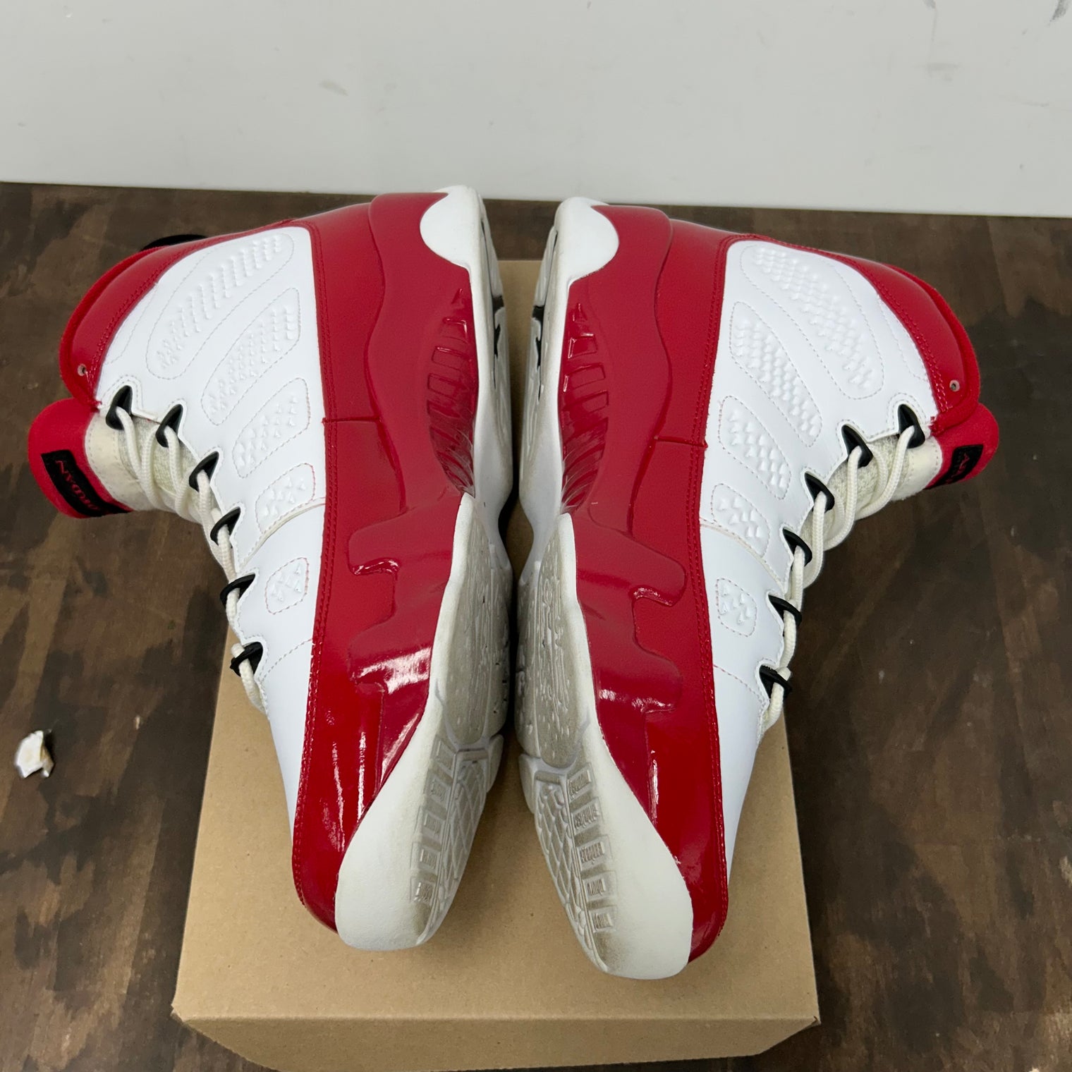 White Gym Red Jordan 9 (Used, No Box)