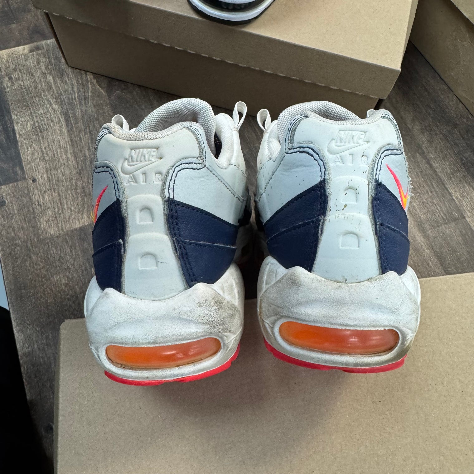 Nike Air Max 95 Midnight Navy Pure Platinum (W) (USED, No Box)