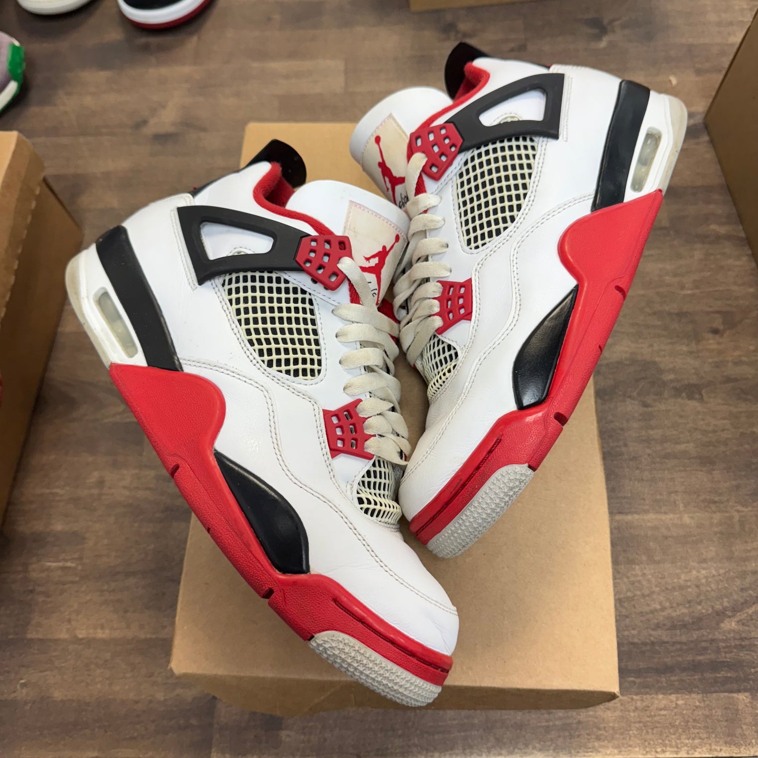 Fire Red Jordan 4 (2020) (USED,No Box)