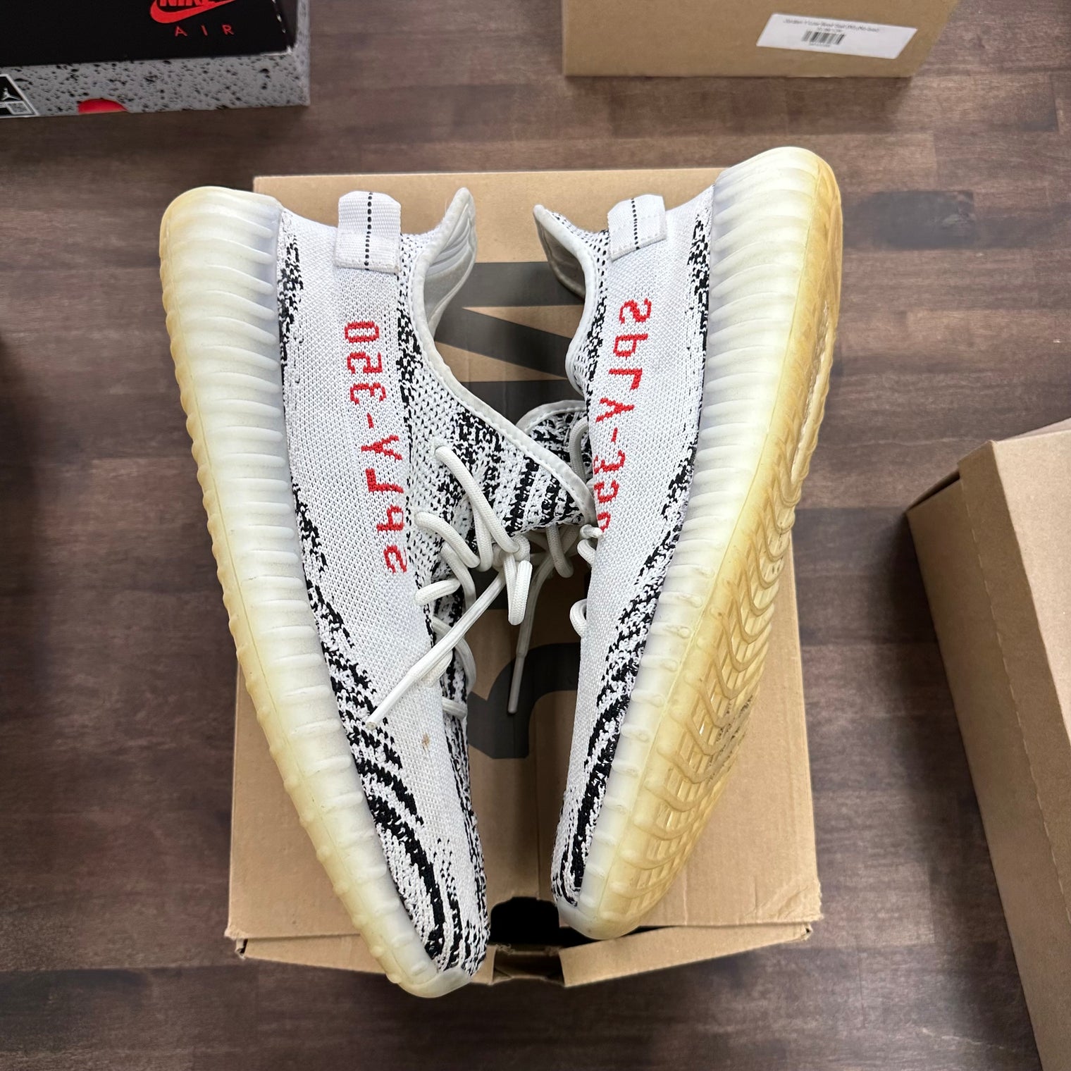 Zebra Yeezy 350 V2 (USED)